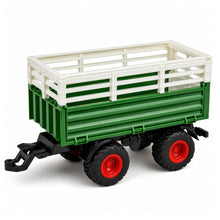Traktor Rolniczy z Przyczepą Zdalnie Sterowany RC Figurka Krowy 1:24