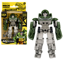 Robot Pojazd Wojskowy Militarny 2w1 Figurka Czołg Myśliwiec Poduszkowiec