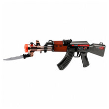 Karabin AK47 Broń Na Baterie Rekwizyt Nóż Efekt Dymny Światła Dźwięki