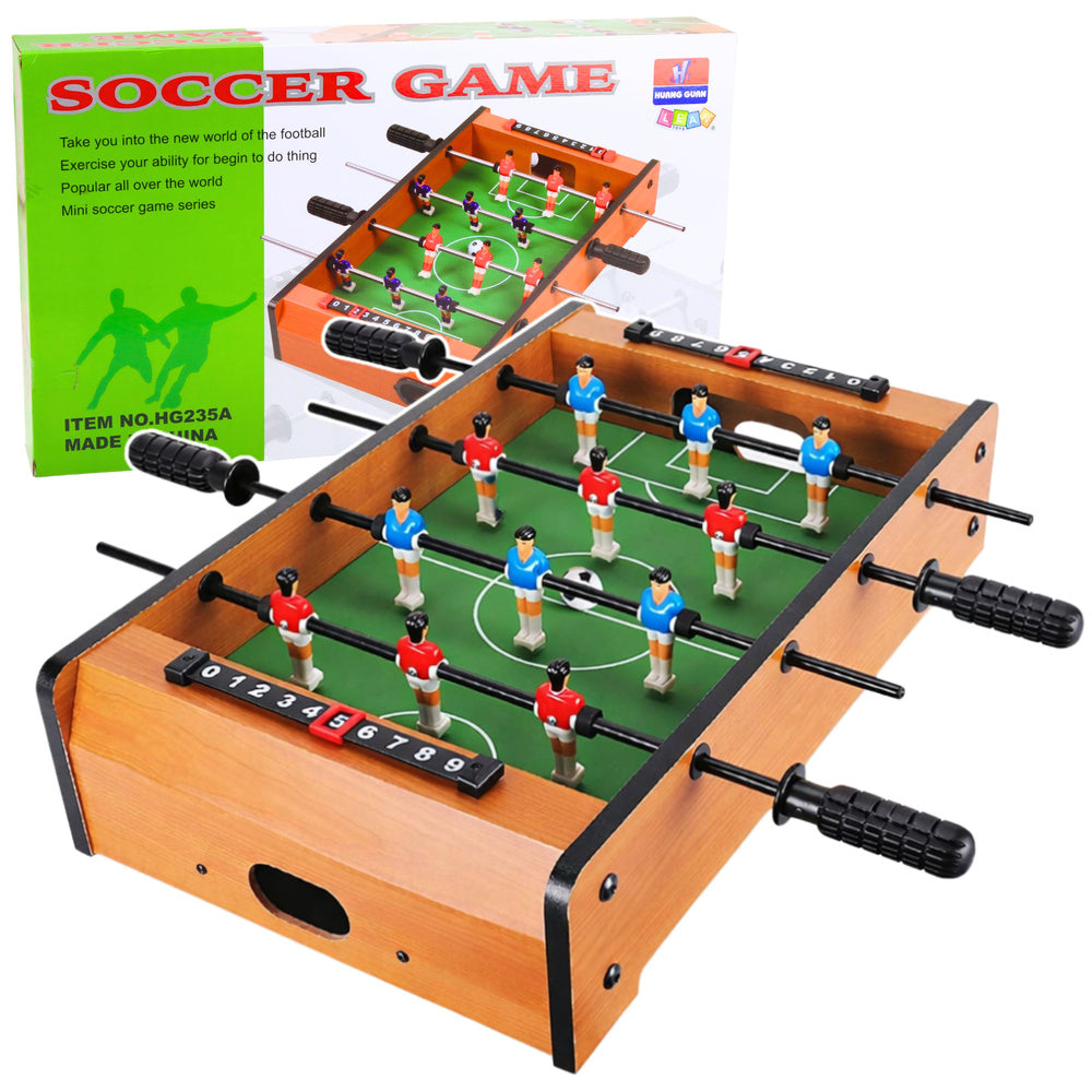 Gra Zręcznościowa Sportowa Piłkarzyki Stołowe Dla Dzieci Stół 51 x 31 cm