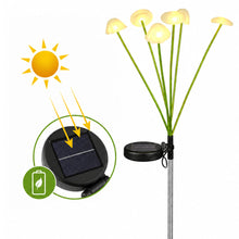 Lampka Solarna Ogrodowa Dekoracyjna Grzybki Ciepłe Światło LED 70cm