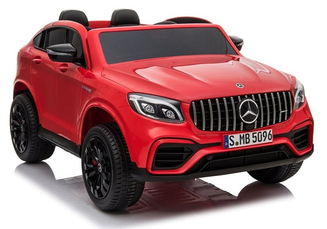 Auto na Akumulator Mercedes GLC 63S Dwuosobowy Światła LED MP3 Czerwony