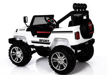 Auto na Akumulator S2388 Pilot Światła LED Radio Jeep Biały 4x45W