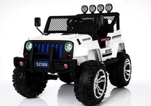 Auto na Akumulator S2388 Pilot Światła LED Radio Jeep Biały 4x45W
