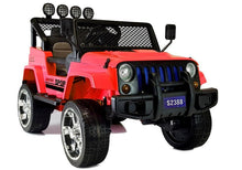 Auto na Akumulator S2388 Pilot Światła LED Radio Jeep Czerwony 4x45W