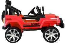 Auto na Akumulator S2388 Pilot Światła LED Radio Jeep Czerwony 4x45W