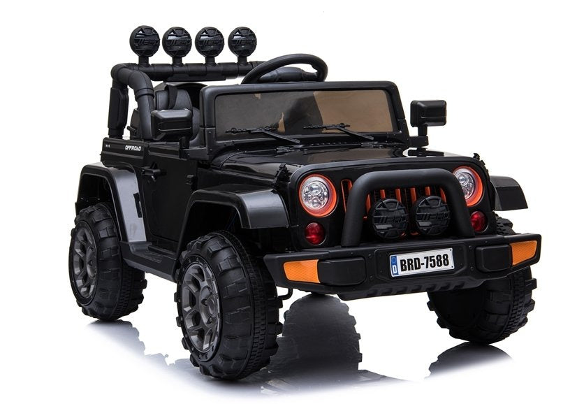 Auto Na Akumulator Jeep BRD-7588 Światła LED MP3 Pilot Czarny 4x4