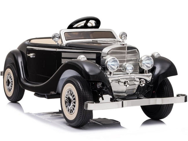 Auto Na Akumulator Mercedes 540K Klasyk Premium Światła LED MP3 Czarny