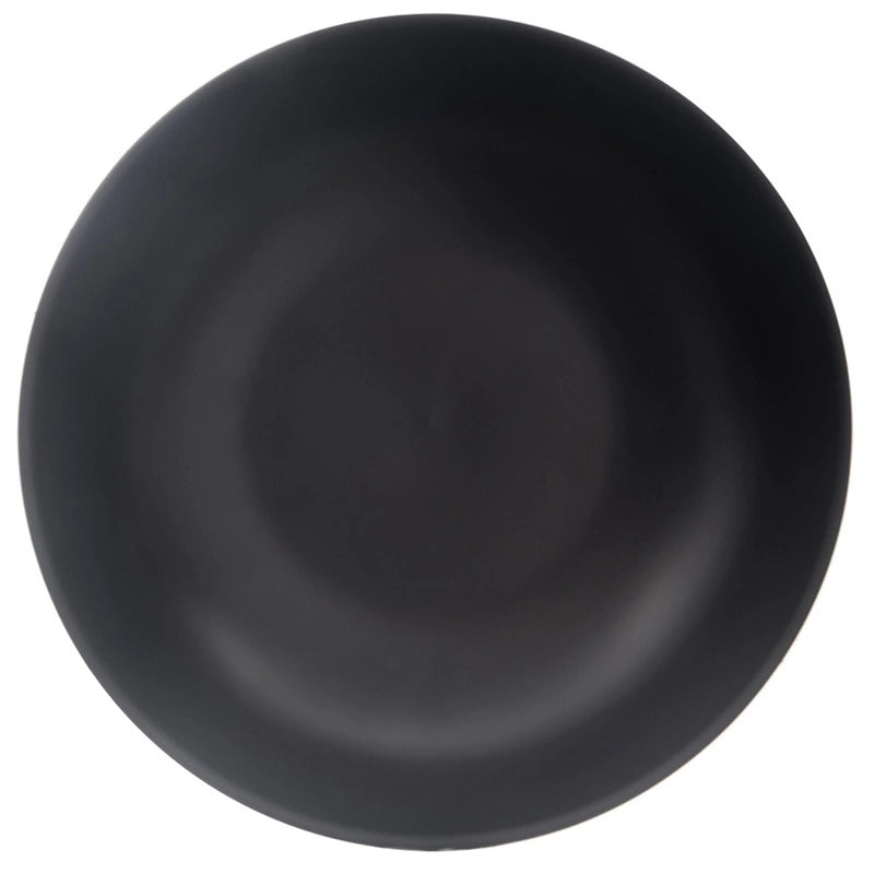 Talerz obiadowy głęboki ceramiczny czarny 20,5 cm, 800 ml