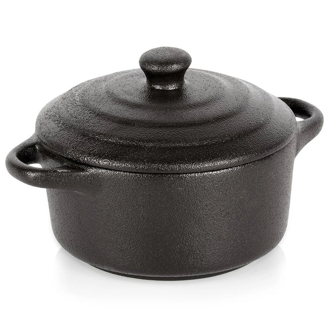 Miseczka do zapiekania porcelanowa z pokrywką 300 ml