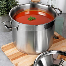 Garnek stalowy z pokrywką ANETT 22 cm, 6,5 l