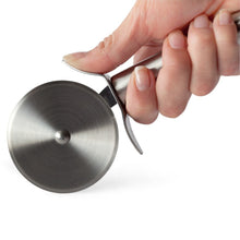 Nóż do pizzy stalowy okrągły 20,5 cm — zdjęcie 4
