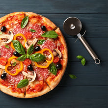 Nóż do pizzy stalowy okrągły 20,5 cm — zdjęcie 7