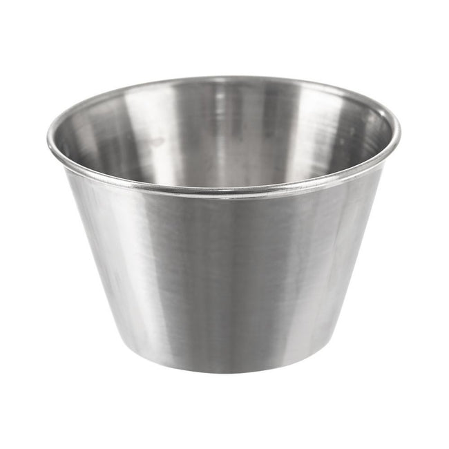 Miseczka na sos dipówka stalowa 9,5 cm, 240 ml