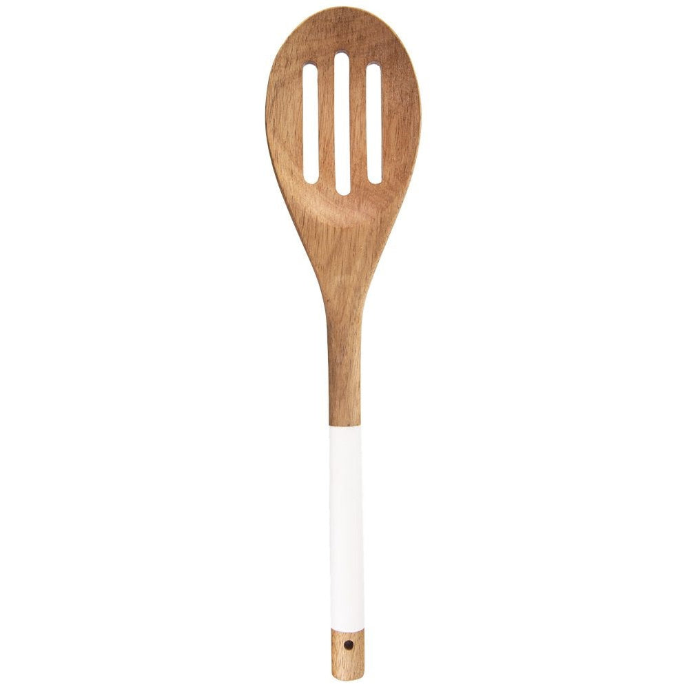 Łyżka cedzakowa drewniana WHITELINE 30 cm