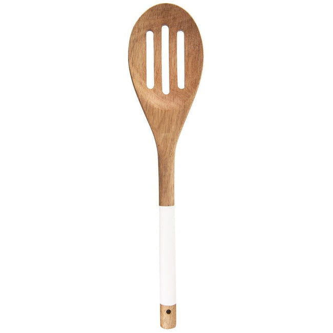 Łyżka cedzakowa drewniana WHITELINE 30 cm