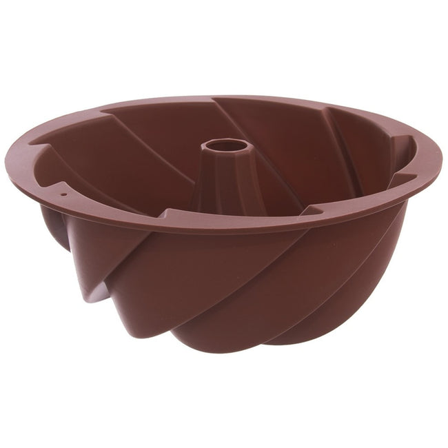 Forma do babki silikonowa z kominem kwiat SILLINIE 23,5 cm