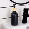 Dozownik do mydła czarny 300 ml — zdjęcie 2