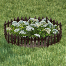 Płotek ogrodowy brązowy 20x15 cm 10 szt. Vilde 351004-B - zdjęcie 4